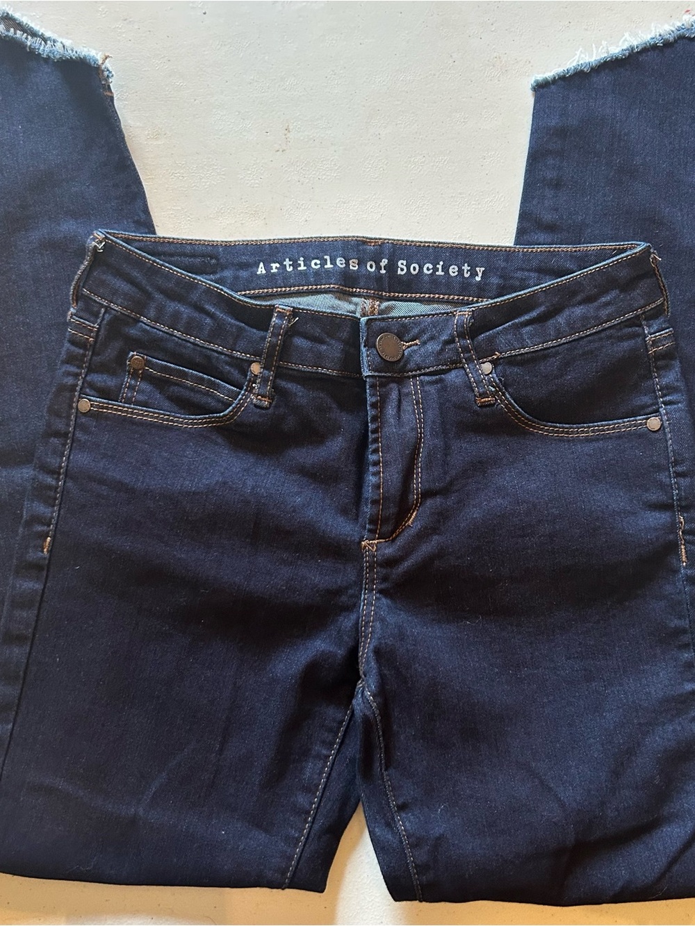 Articles of Society Dark Indigo Skinny Jeans